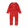 Velour Embroidered Footie Velour Embroidered Footie
