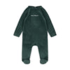 Velour Embroidered Footie Velour Embroidered Footie
