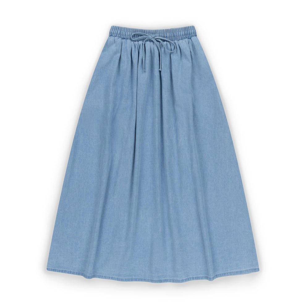 Denim Maxi Skirt