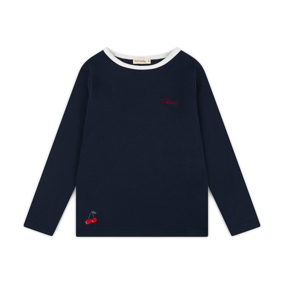 Petit Paris Motif Tee Long Sleeve