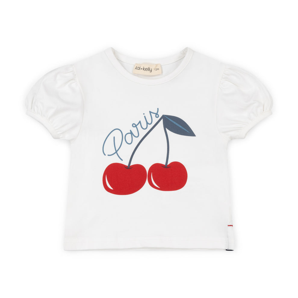 Petit Paris Cherry Tee Short Sleeve