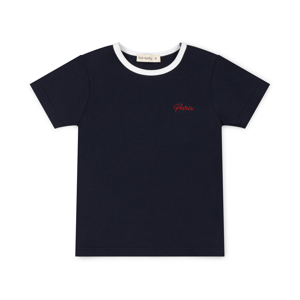 Petit Paris Motif Tee Boy Short Sleeve