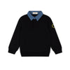 The Separate Story Denim Collar Poloshirt