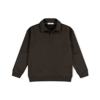 Between Lines Polo Sweatshirt