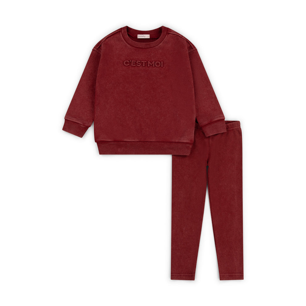 Cest Moi Sweatshirt Set