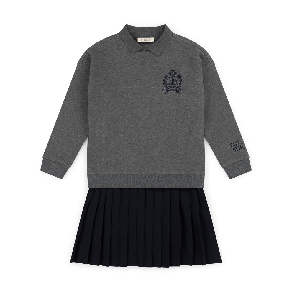 The Prep Edit Pleated Dress