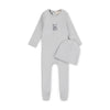 Cotton Bear Footie And Beanie Set