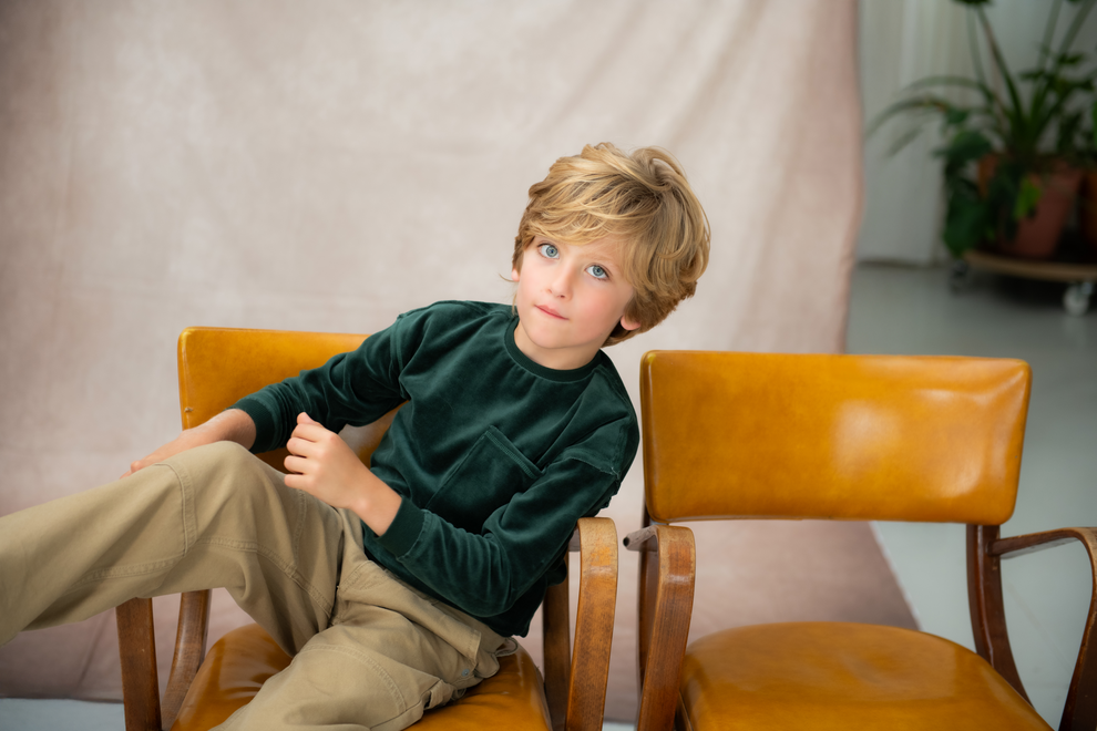 Velour Sweatshirt