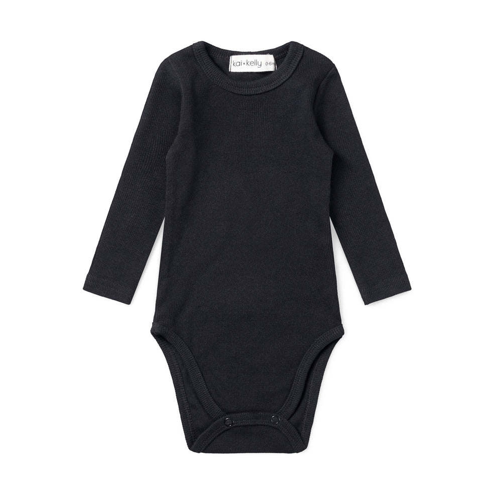 Rib Onesie Long Sleeve