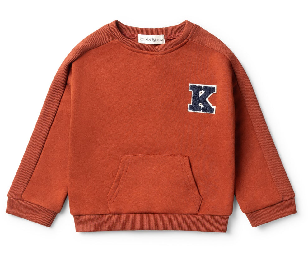 Rust Sweatshirt Baby Boy Top