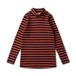 Striped Mockneck