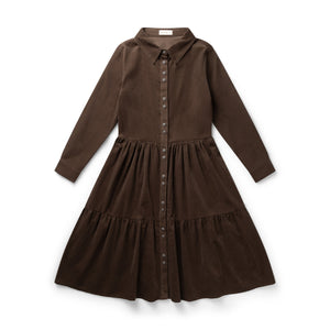 Corduroy Tiered Dress