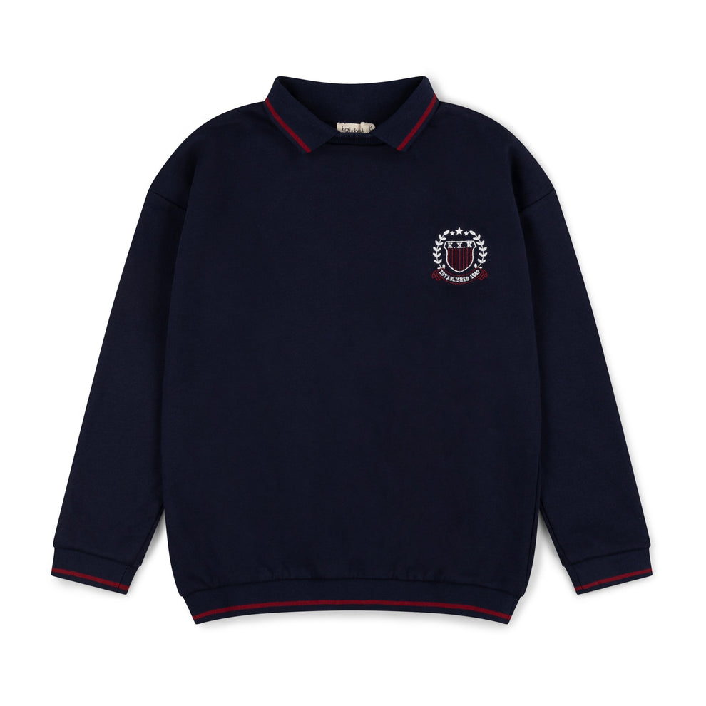 Varsity Collar Sweatshirt