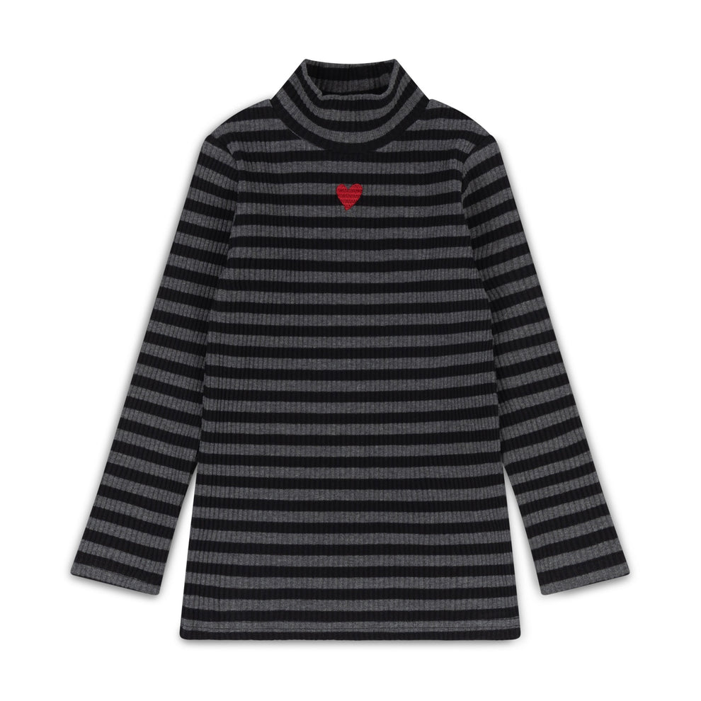 Heart Mockneck
