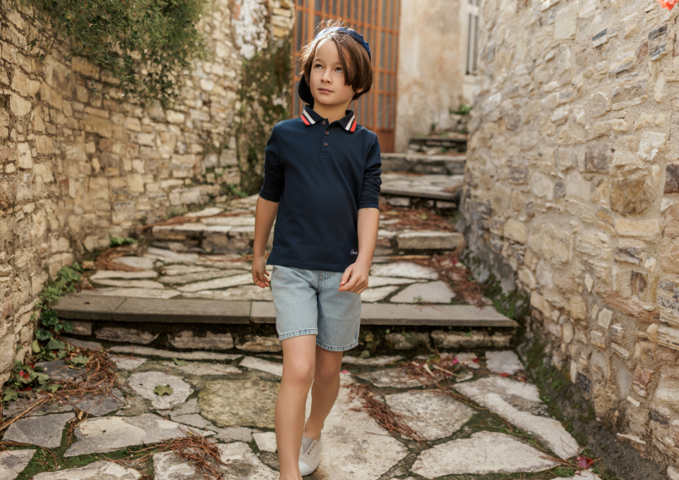 Petit Paris Poloshirt Long Sleeve